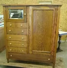 OAK ARMOIRE