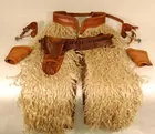 Western Mohair Leather Chaps