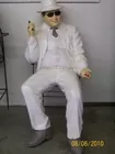Life size statue of gambler Guido
