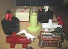 Collection of toothpick dispensers