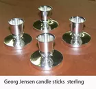 Georg Jensen 4 candlesticks  sterling