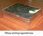 Tiffany cigarette box sterling