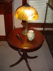  Pittsburg  Reverse Painted Shade Lamp