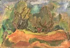 Eugène Zak (Polish, 1884 - 1926) Mixed Media on Pa