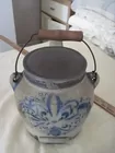 BLUE DECORATED COWDEN BATTER JUG