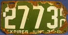 1915 NC Tag Porcelain