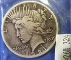 1921 Peace dollar