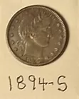1894-S Barber Quarter 