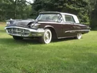1960  Ford T-Bird Burgundy with cream top sunroof