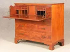 Federal Butler's Desk, mahogany, c.1800