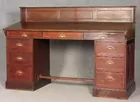 Mahogany desk, purchased New Orleans, LA