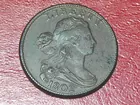 1802 Draped Bust Large Cent, stemless