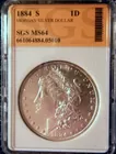 1884 S Morgan Silver Dollar