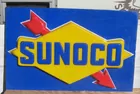 LYN LIECHTY AUCTIONS  Plastic Sunoco Sign