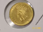 1857 $1 gold choice +