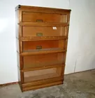 OAK 5 STACK LAYWER BOOKCASE