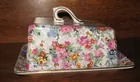 LYN LIECHTY AUCTIONS  Chintz butter'cheese dish