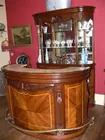 marquetry front & back bar 