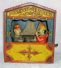 Cast Iron Punch & Judy Mechanical Bank