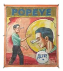 Popeye Side Show Banner by Snap Wyatt