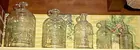White House Vinegar Jars - Set of 5