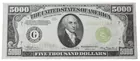 Extremely Rare 1934 $5,000 Note