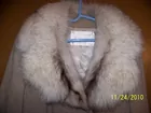 Wool Coat - Rabbit Fur Collar