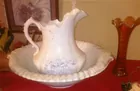 Antique Porcelain Pitcher & Bowl