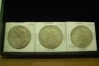 3 Morgan dollars
