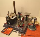Wilesco Steam Engine Saw, Grinder, More
