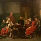 Gustave Brion Oil on Canvas