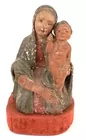 Terracotta madonna and child