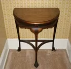 NICE HALF ROUND HALL TABLE