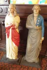 48 cast iron statues