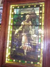 Stained Glass Panel of Woman