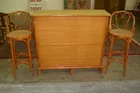 Retro Bar and two stools