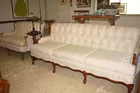 Wood framed sofa & loveseat