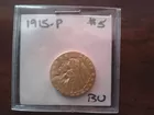 1915 P  $5.00 Gold Piece