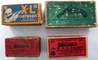 Four Boxes of Vintage Handgun Ammunition Boxes