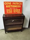 MAHOGANY 2 SECTION LAWYER'S  BOOKCASE