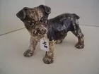 Cast metal dog