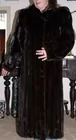 Dior full length mink coat