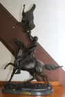 Bronze F. Remington Buffalo Signal