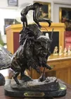 Bronze R. Remington Buffalo Horse