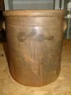 ANNA POTTERY 5 GAL QUILL DECORATION
