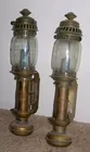 Pair brass lights