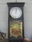 1920s  gilbert  sauers store wall clock