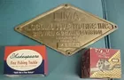 Lima Loco CI Name Plate & 2 Reel Bxs