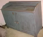Drysink In Blue Grey Paint
