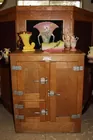 Oak ice box